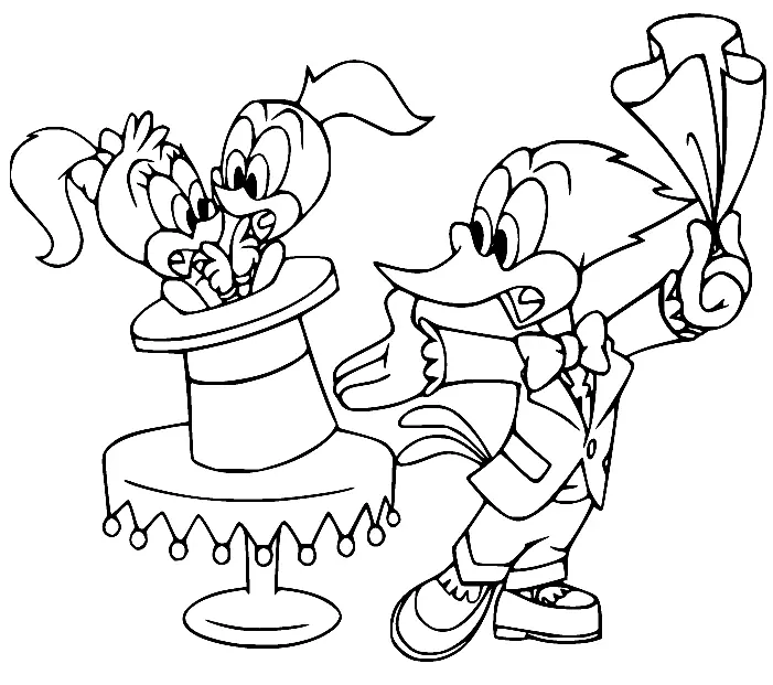 Woody Woodpecker Coloring Pages 95