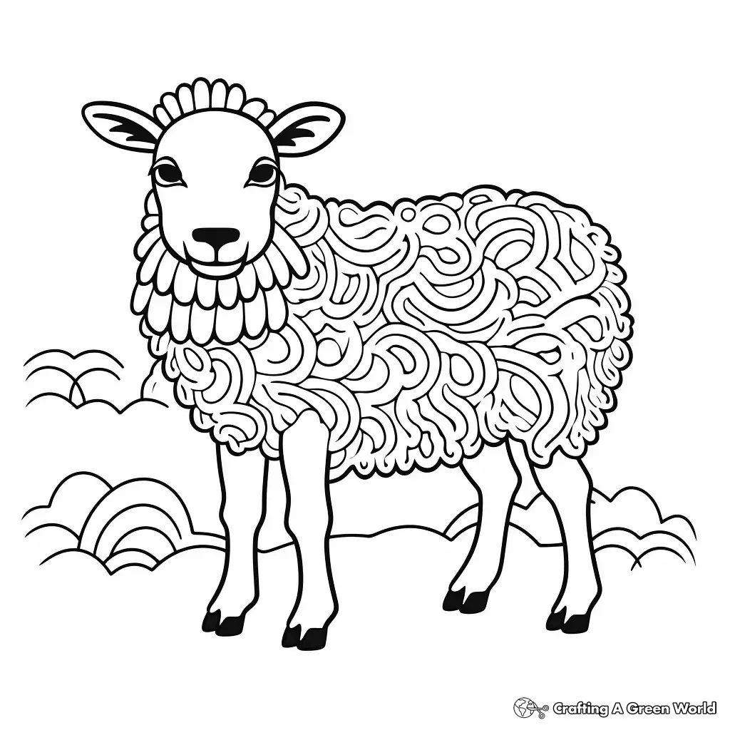 Wool Coloring Pages 15
