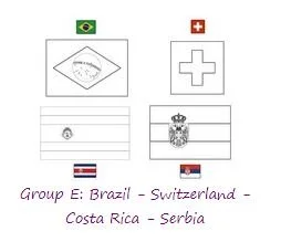 Desenhos de Das Bandeiras Da Copa Do Mundo 2018 Para Colorir 97