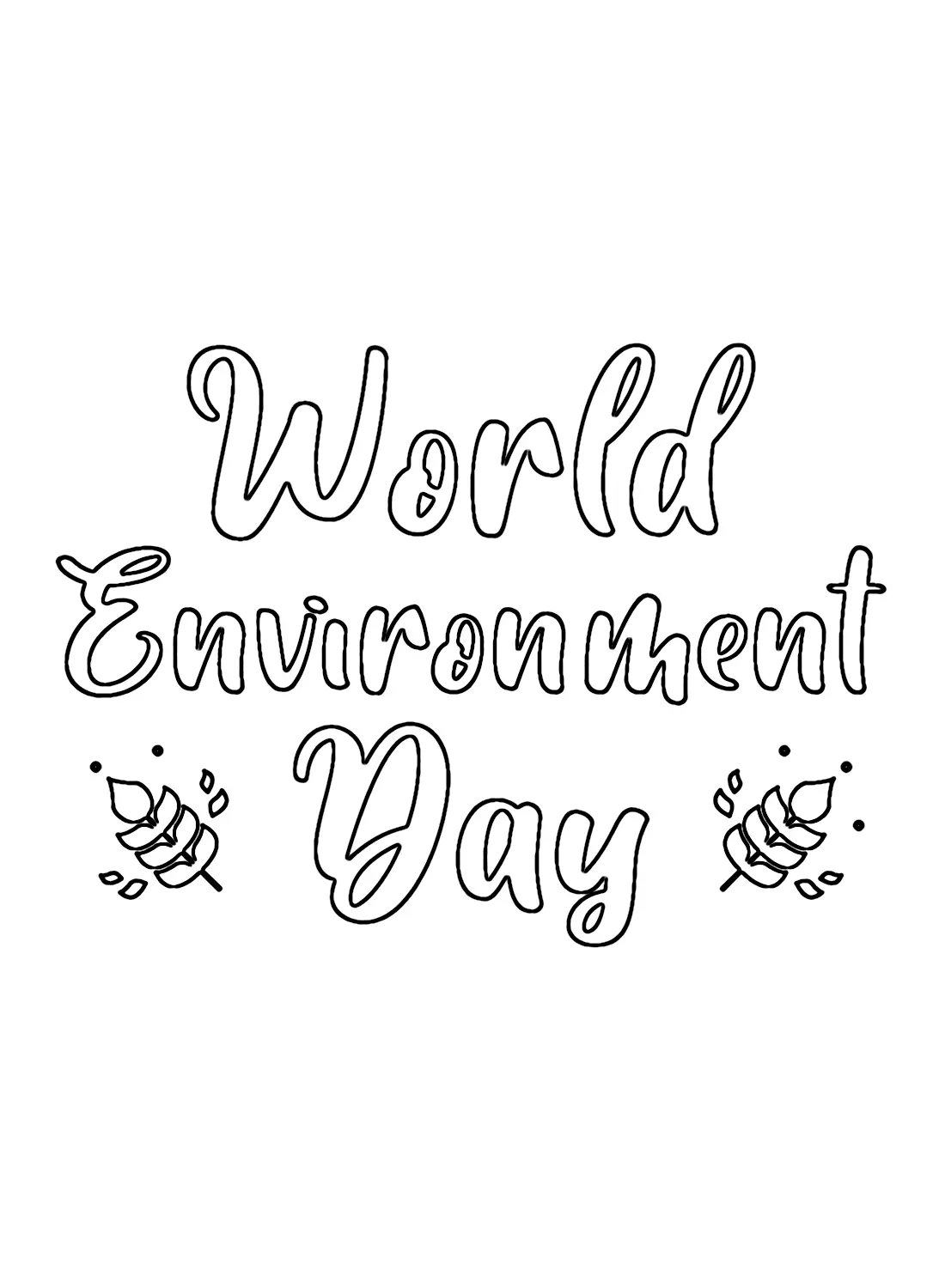 Desenhos de Dia Mundial Do Meio Ambiente Para Colorir 15