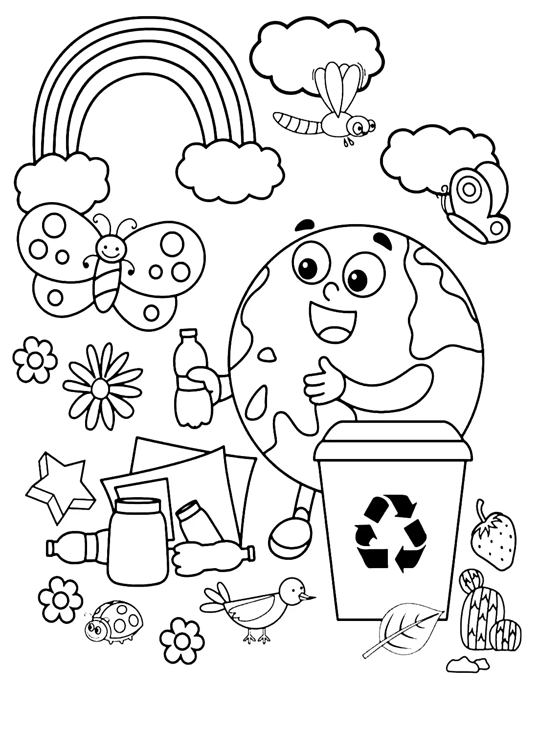 Desenhos de Dia Mundial Do Meio Ambiente Para Colorir 53