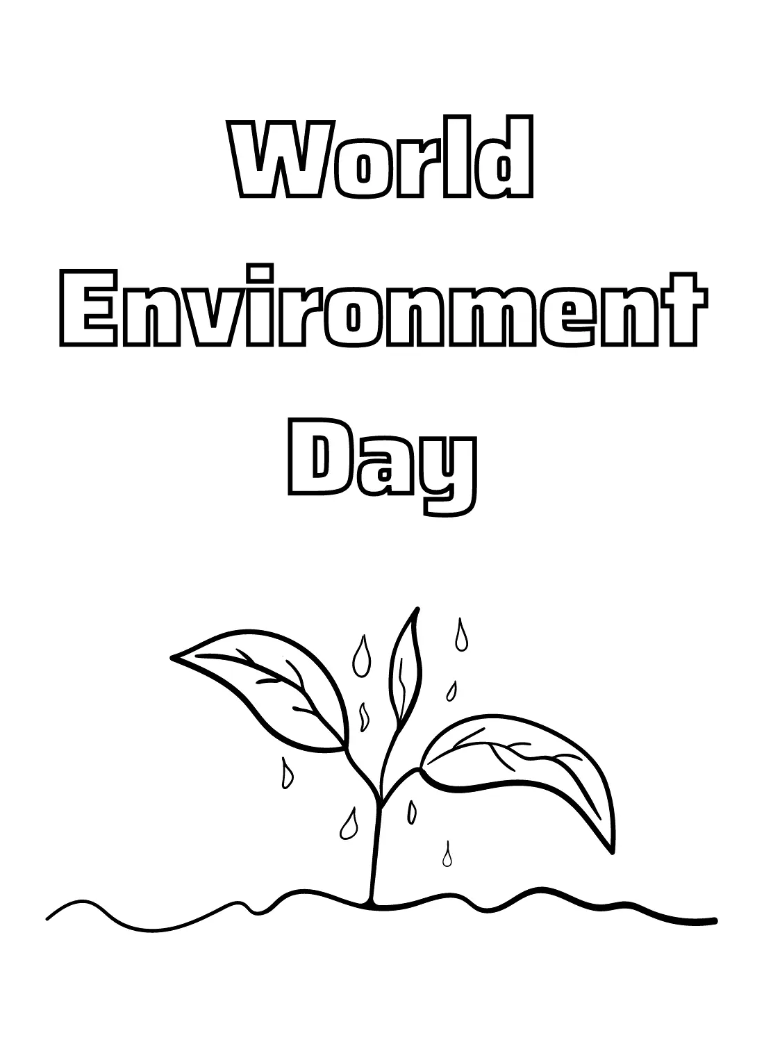 Dia Mundial Del Medio Ambiente Para Colorear 7