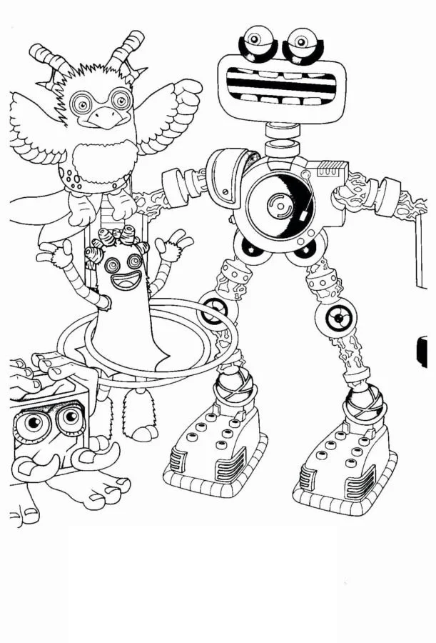 Desenhos de Wubbox Para Colorir 4