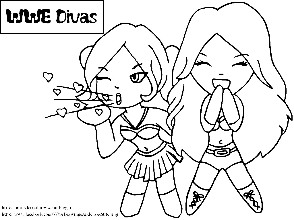 WWE Ausmalbilder