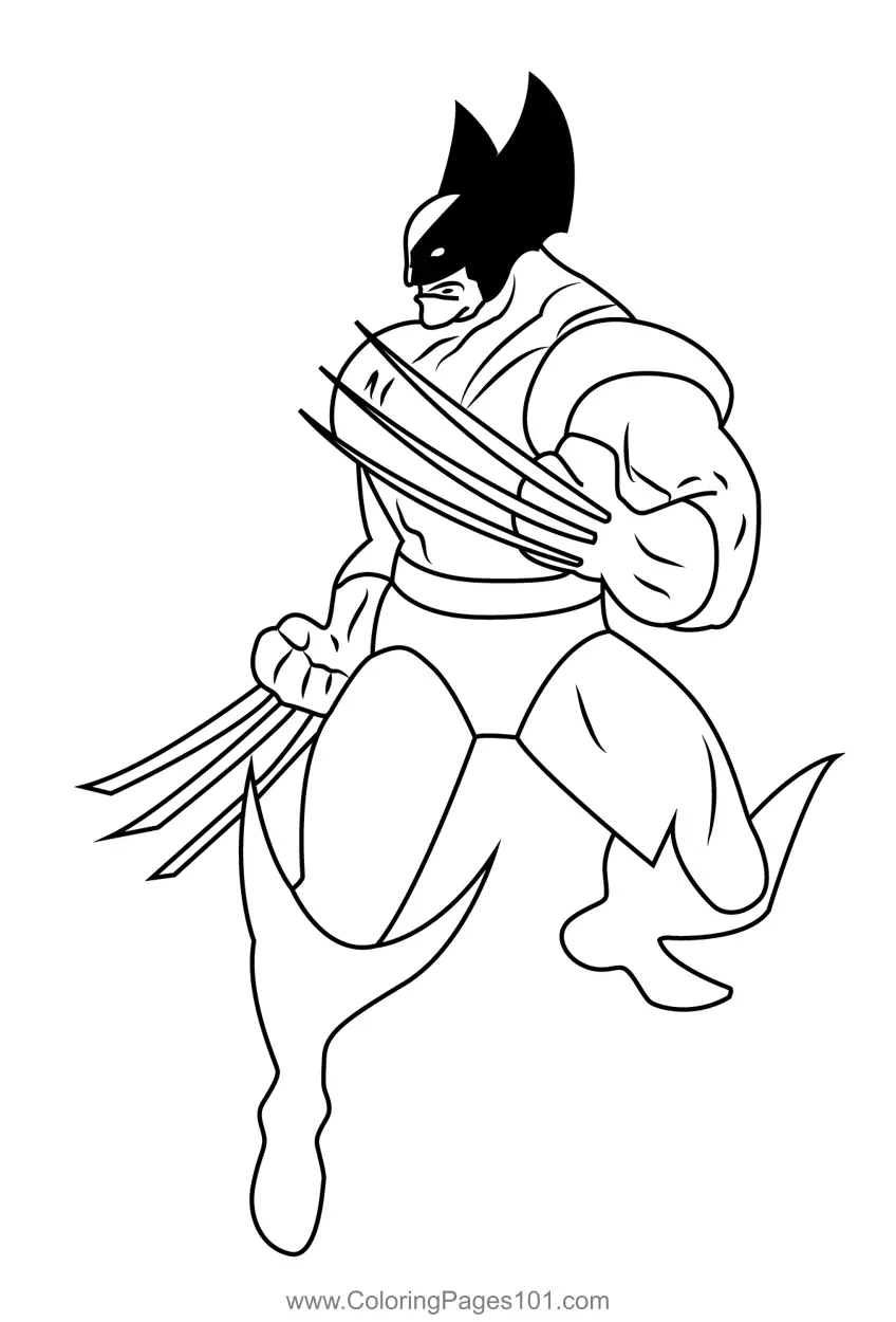 X-Men Coloring Pages 9