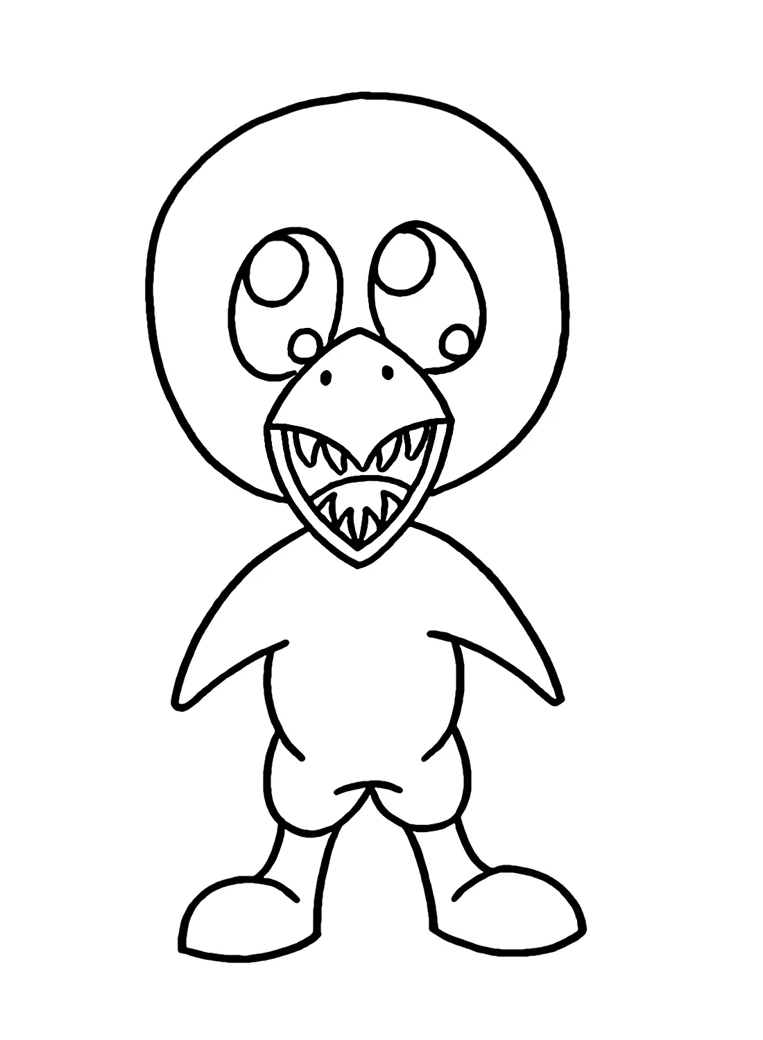 Yellow Rainbow Friends Para Colorear 10