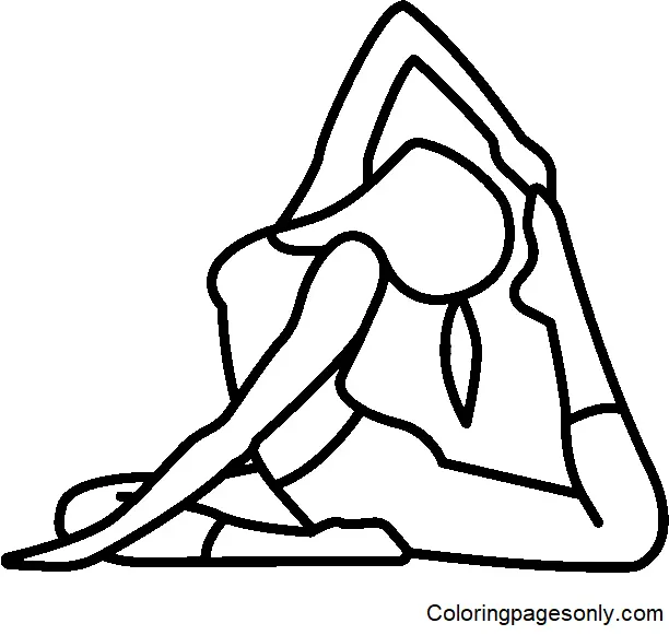 Yoga Ausmalbilder 15