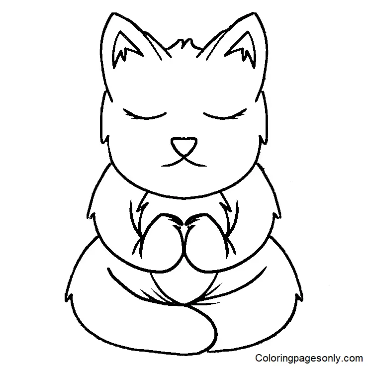 Yoga Coloring Pages 29