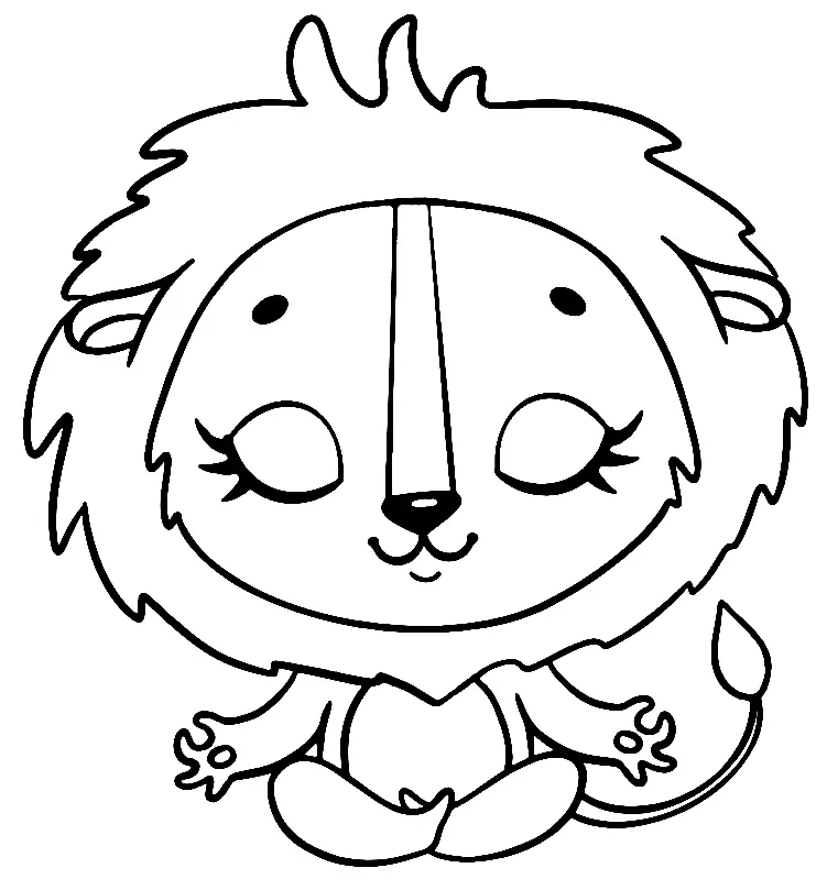 Yoga Coloring Pages 31