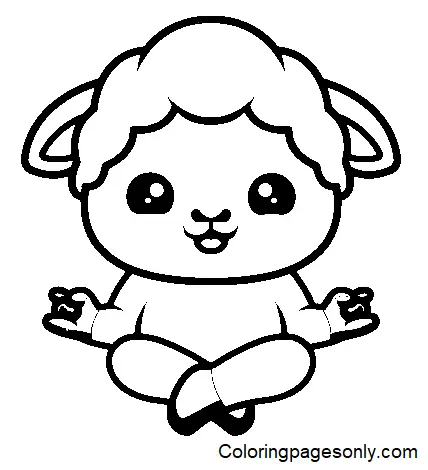 Yoga Coloring Pages 39