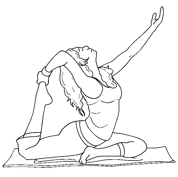 Yoga Ausmalbilder 47