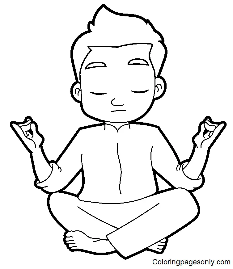 Yoga Ausmalbilder 6