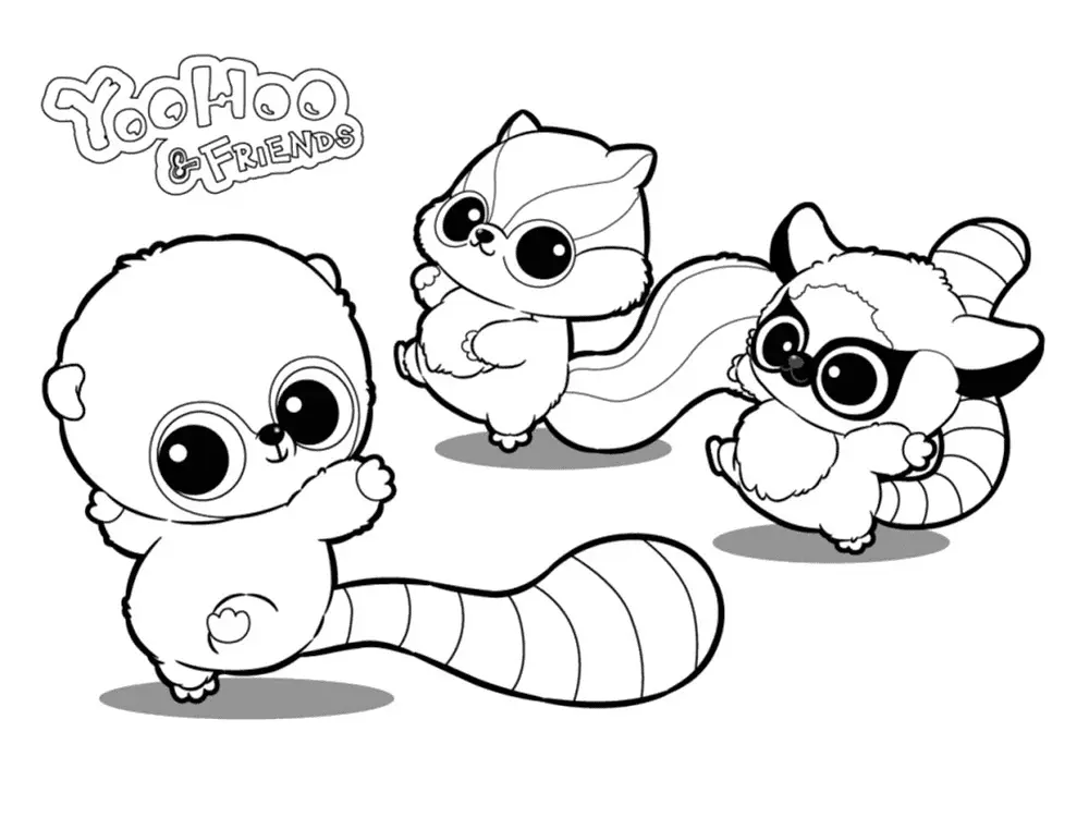 Yoohoo and Friends Coloring Pages 15