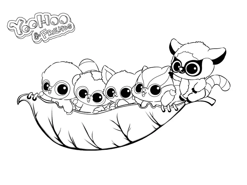 Yoohoo and Friends Coloring Pages 5