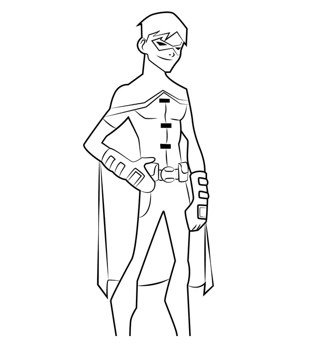 Young Justice Ausmalbilder 3