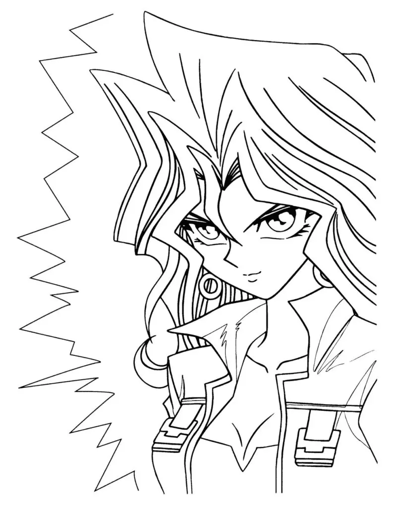Yu Gi Oh Ausmalbilder 34