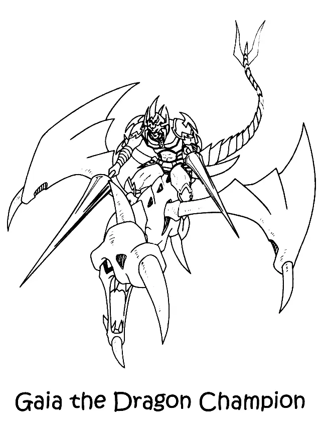 Yu Gi Oh Ausmalbilder 56