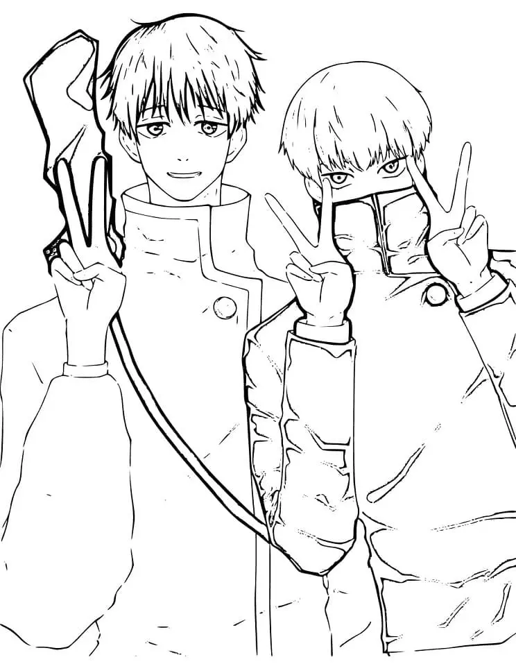Yuta Okkotsu Para Colorir 3