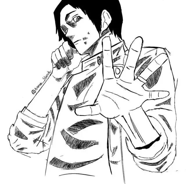 Yuta Okkotsu Para Colorir 8