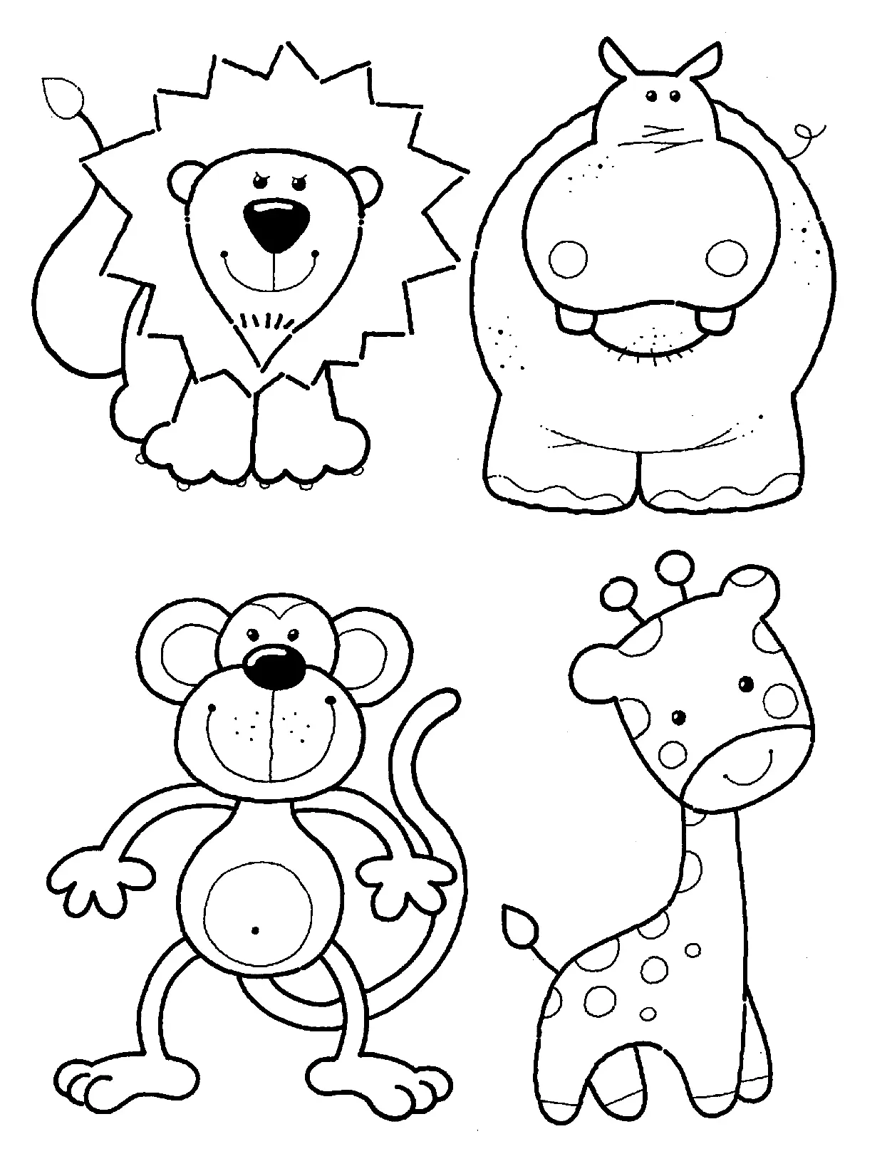 Zoo Coloring Pages 11