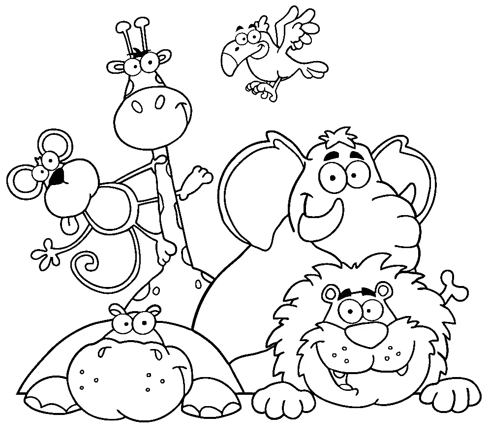 Zoo Coloring Pages 17