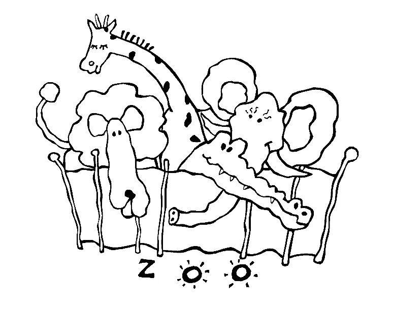 Zoo Coloring Pages 31