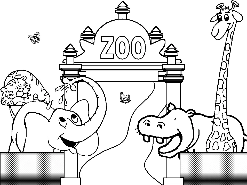 Zoo Coloring Pages 32