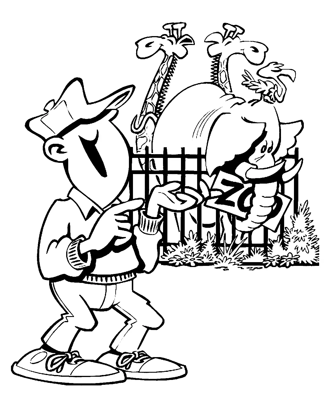Zoo Coloring Pages 40