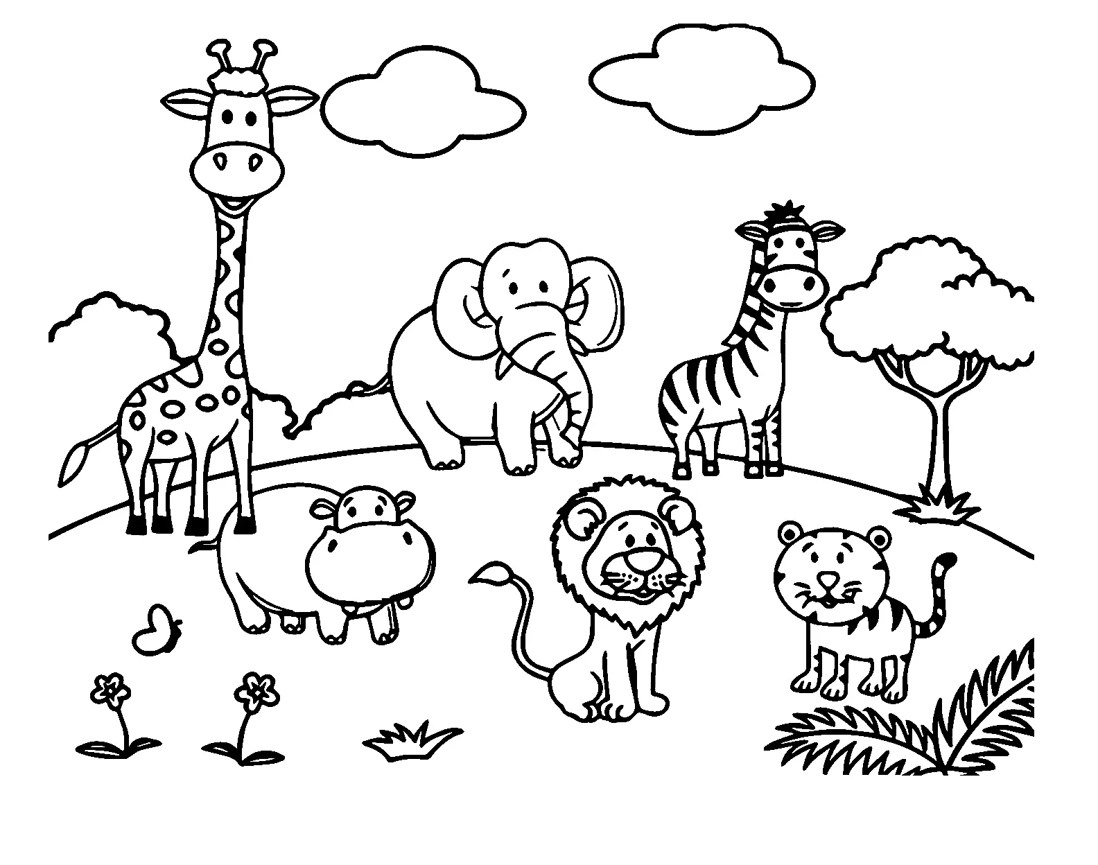 Zoo Coloring Pages 6