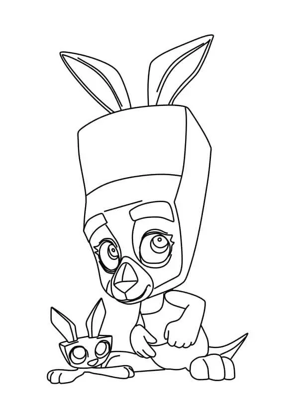 Zooba Para Colorear 16