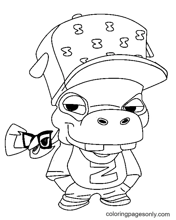 Zooba Para Colorear 3