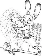Zootopia Coloring Pages 14