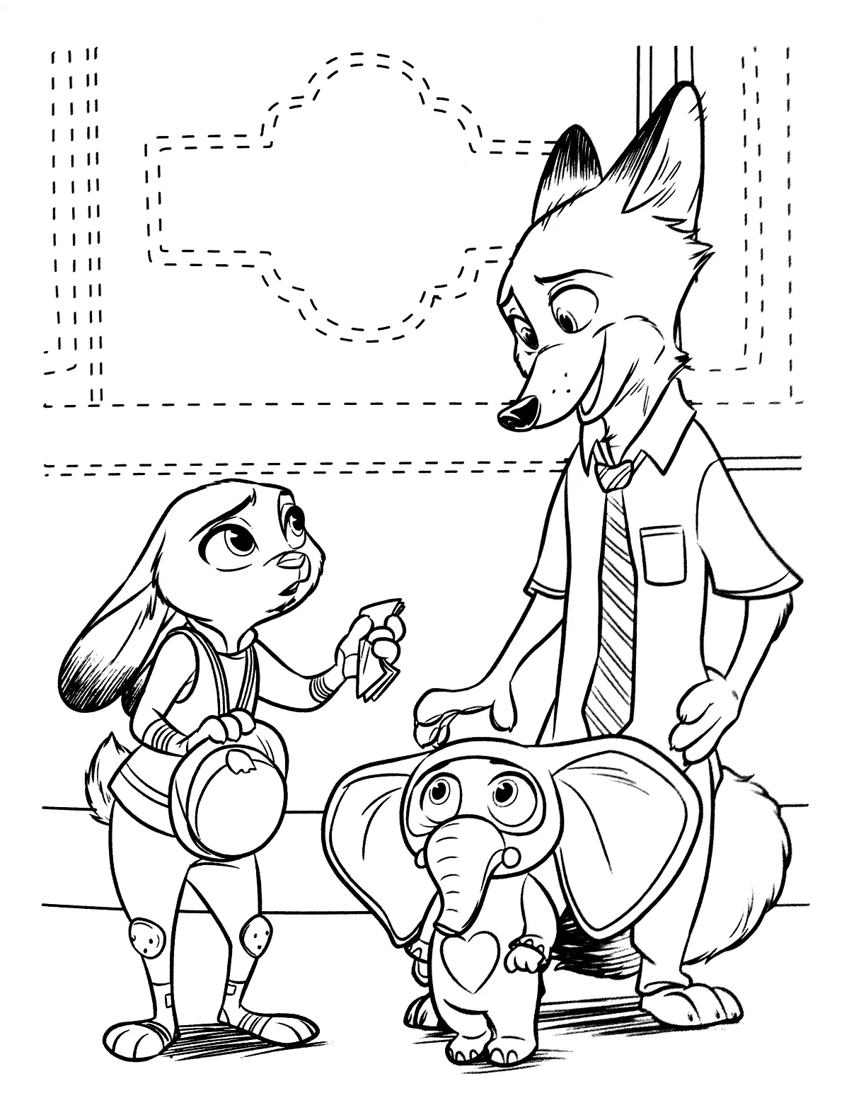 Zootopia Coloring Pages 52