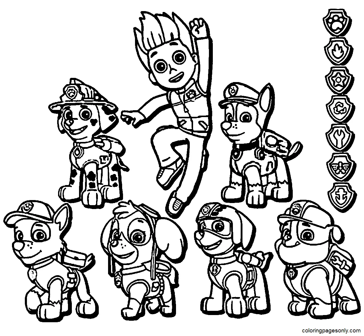 Zuma Paw Patrol Ausmalbilder 11