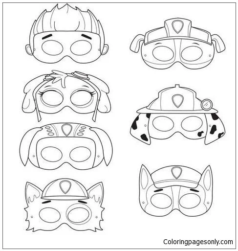 Zuma Paw Patrol Coloring Pages 14