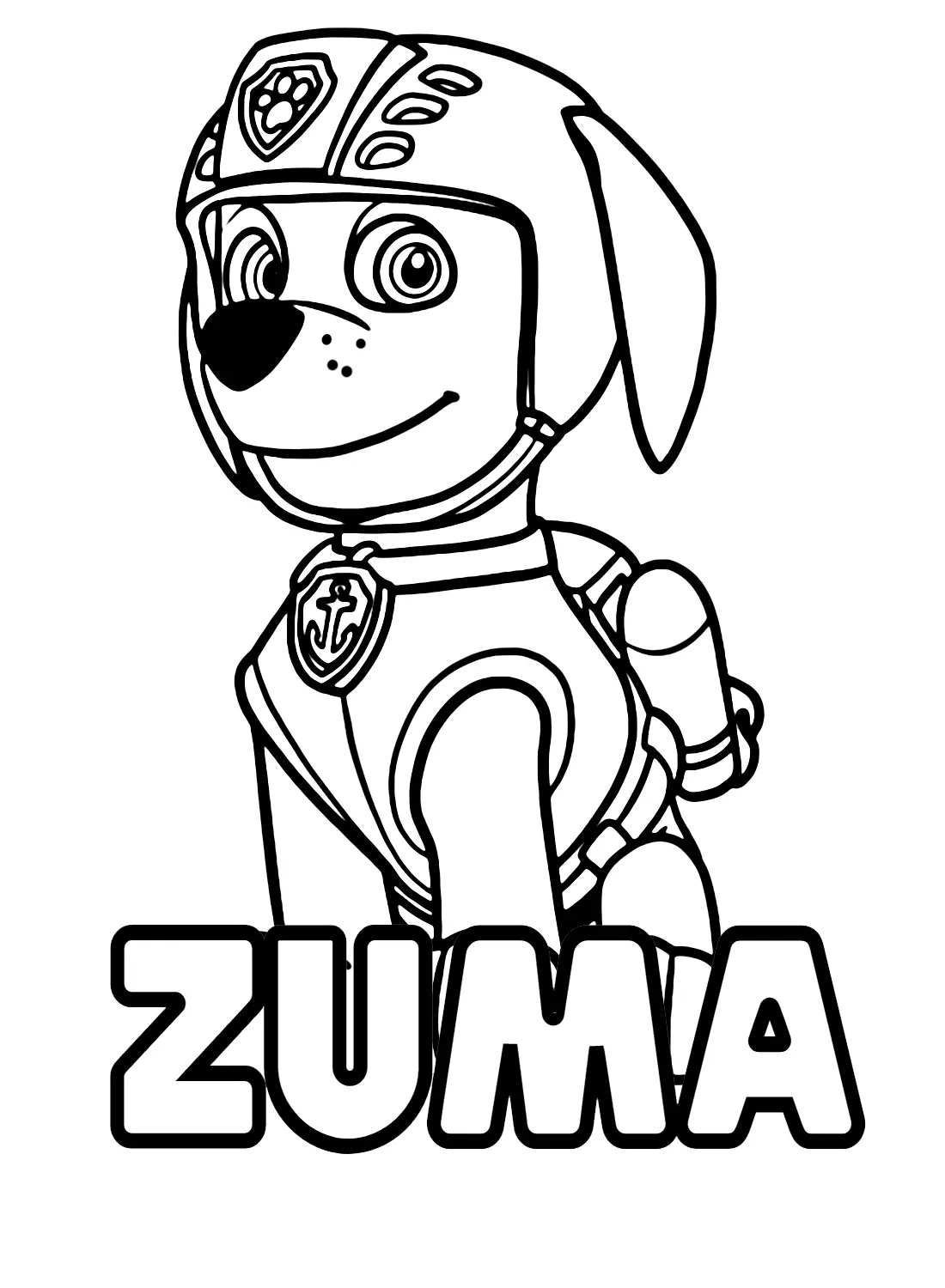 Zuma Paw Patrol Ausmalbilder 38