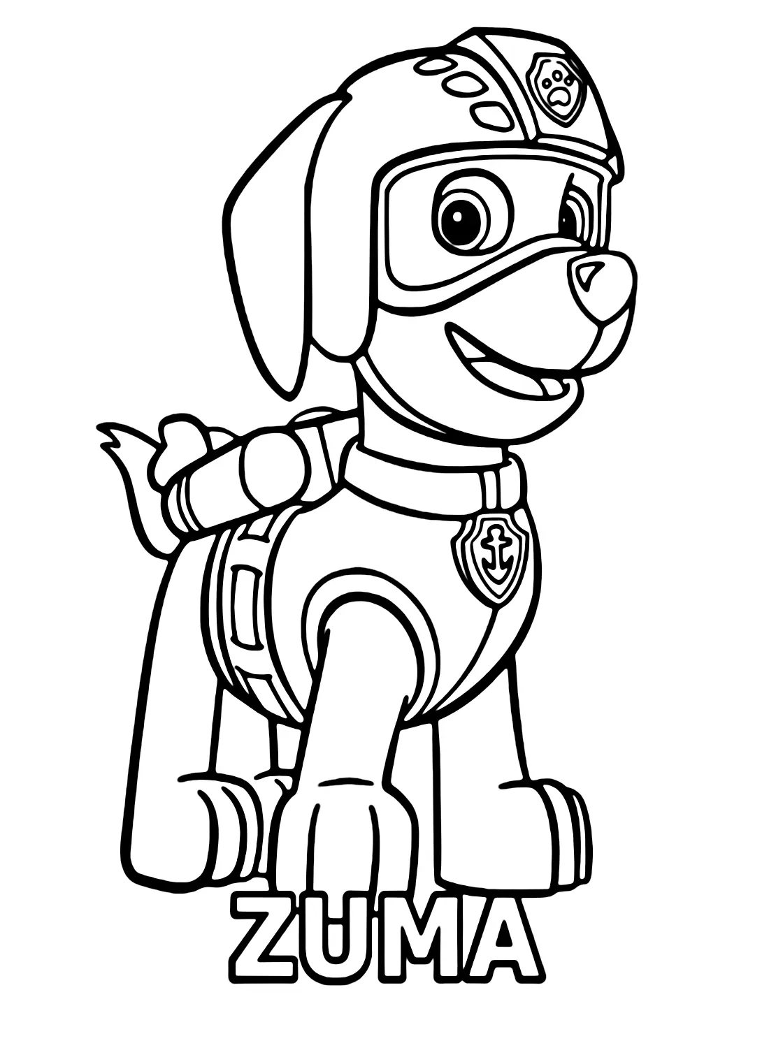 Zuma Paw Patrol Ausmalbilder 40