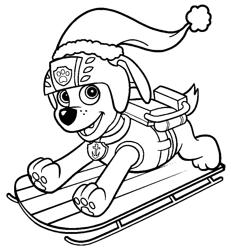 Zuma Paw Patrol Coloring Pages 6