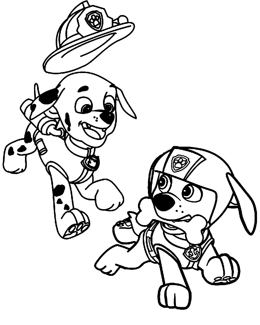 Zuma Paw Patrol Ausmalbilder 8